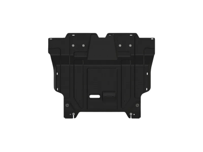 Защита картера двигателя, КПП (2 мм, сталь) для Forthing T5 2024-н.в. (V = 1.5T AT FrontWD)