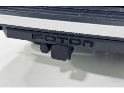 Фаркоп BLACK (шар E, надпись FOTON) для Foton Tunland G9 2.0 Diesel АКПП 4WD 2021-н.в.