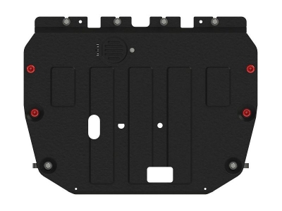 Защита картера двигателя, КПП (2 мм, сталь) для GAC GN8 2020-н.в. (V = 2.0 AT)