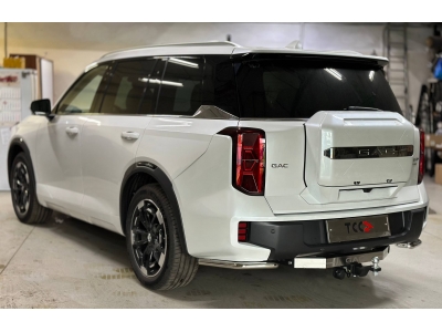 Фаркоп (шар E нерж., надпись GAC) для GAC GS8 2.0T 4WD 2025-н.в.