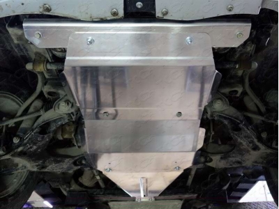 Защита КПП ТСС алюминий 4 мм для Great Wall Hover H3 2014-2021