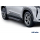 Порог-площадка "Black" F180ALB + комплект крепежа для Geely Atlas 2024-н.в.