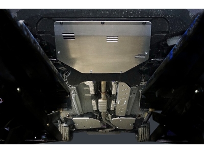 Защиты комплект (алюминий) 4 мм (картер и кпп, топливопровода, бака) для Geely Monjaro 2.0 4WD 2021 – н.в. ZKTCC00588K