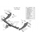 Фаркоп для Great Wall Hover 2004-2010 со сварным фланцевым шаром