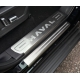 Накладки на пластиковые пороги (лист шлифованный надпись HAVAL) 4шт для Haval H3 1.5 2WD 2024-н.в.
