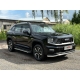 Пороги алюминиевые "Slim Line Silver" 1820 мм для Haval H7 2.0 4WD 2024-н.в.