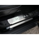 Накладки на пластиковые пороги (лист шлифованный надпись Haval) 2шт для Haval H7 2.0 4WD 2024-н.в.