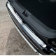 Накладка на задний бампер (лист шлифованный надпись Haval) для Haval H7 2.0 4WD 2024-н.в.