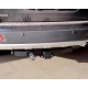 Фаркоп с хромированной накладкой для Haval H6 2014-2020, Haval M6 2023-н.в. съемное крепление шара под американский квадрат