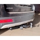 Фаркоп с хромированной накладкой для Haval H6 2014-2020, Haval M6 2023-н.в. съемное крепление шара под американский квадрат