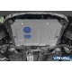 Защита картера + комплект крепежа, Rival, Алюминий, Haval M6, V-1.5, Робот, передний, 2023-н.в.