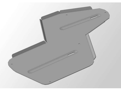 Защита дифференциала ТСС алюминий 4 мм для Honda CR-V № ZKTCC00081
