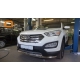 Защита передняя двойная 60-60 мм Турция для Hyundai Santa Fe 2012-2018