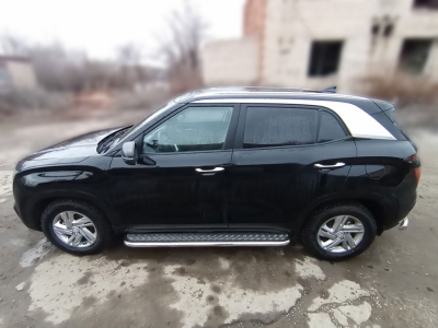 Пороги лист d-53 Технотек для Hyundai Creta II 2021 – н.в.