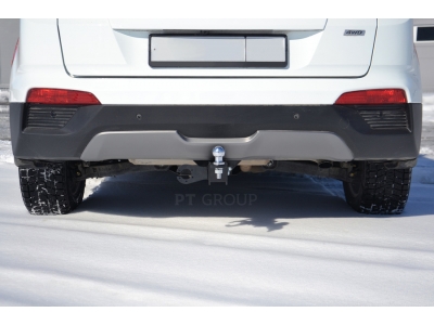 Фаркоп для Hyundai Creta 2016-2021, 2021-2022, Solaris HC 2024-н.в. съемное крепление шара под американский квадрат