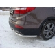 Защита заднего бампера 60 мм ТСС для Hyundai Santa Fe Grand 2014-2016