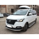 Защита переднего бампера одинарная d-53 Технотек для Hyundai H-1 Starex 2017 – н.в.