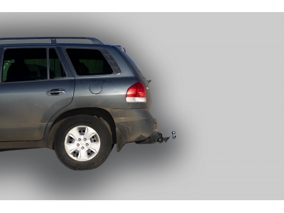 Фаркоп для Hyundai Santa Fe 2001-2006, Hyundai Santa Fe Classic 2007-2013 съемное крепление шара под американский квадрат