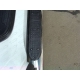 Пороги труба овальная с накладками 120-60 мм ТСС для Hyundai Santa Fe 2010-2012