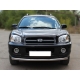 Защита переднего бампера одинарная d-60 Технотек для Hyundai Santa Fe Classic 2000-2012