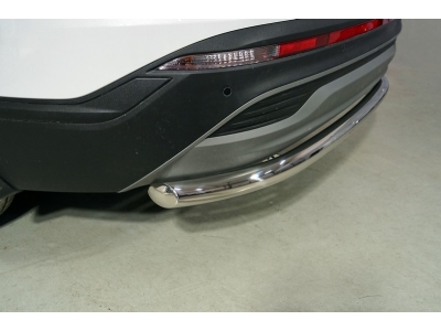 Защита задняя 60,3 мм ТСС для Hyundai Santa Fe IV Рестайлинг 2020 – 2023