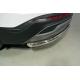 Защита задняя 60,3 мм ТСС для Hyundai Santa Fe IV Рестайлинг 2020 – 2023