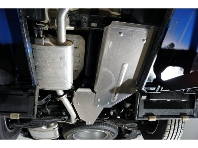 Защита бака (алюмний) 4мм для Hyundai Santa Fe 2021 – н.в. ZKTCC00480