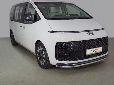 Защита переднего бампера 42 мм ТСС для Hyundai Staria 2021-2022