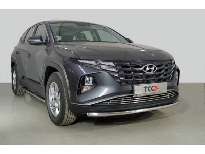 Защита передняя нижняя 42,4 мм ТСС для Hyundai Tucson 2020 – н.в.