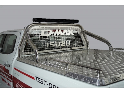 Защита кузова и заднего стекла (для крышки) 75х42 мм со светодиодной фарой со светодиодной фарой для Isuzu D-Max 2019 – н.в. ISDMAX19-45