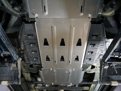 Защита АКПП (алюминий) 4мм ТСС для Isuzu D-MAX 2019 – н.в.