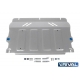Защита картера + КПП + комплект крепежа, RIVAL, Алюминий для Jac J7 2021-н.в., V - 1.5