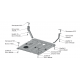 Защита картера + КПП (сталь) + комплект крепежа для JAC JS6 2022-н.в. (V - 1.5)