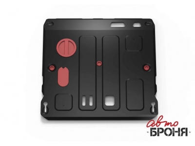 Защита картера + КПП (сталь) + комплект крепежа для JAC JS6 2022-н.в. (V - 1.5)