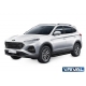 Порог-площадка "Premium-Black" A180ALB Rival + комплект крепежа для JAC S7 2020-н.в.