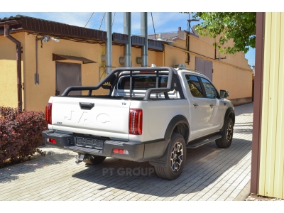 Фаркоп для JAC T9 2024-н.в. без подрезки бампера. Тип шара: E (легкосъемный шар под квадрат)