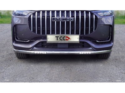 Защита передняя нижняя (с ДХО) 60,3 мм для Jaecoo J8 2.0L 4WD 2024-н.в.