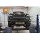 Накладка решётки переднего бампера 16 мм Турция для Jeep Grand Cherokee 2010-2021
