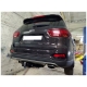Фаркоп с хромированной накладкой для Kia Sorento Prime 2015-2020, Hyundai Santa Fe 2018-2021 съемное крепление шара под американский квадрат