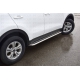 Защита порогов с алюм. площадкой d=51 мм (НПС) для Kia Sportage 2016-2022