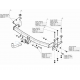 Фаркоп для Lifan Solano седан 2008-2021, Lifan 620 седан 2010-2021 крепление шара на двух болтах
