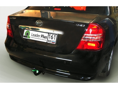 Фаркоп для Lifan Solano 2008-2021, Lifan 620 седан 2010-2021 с условно-съемным креплением шара (на 2 болтах)