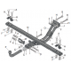 Фаркоп для Lada Niva 4x4 2121, 2131 1995-2006, Lada 4x4 2006-2020, Lada Niva Legend 2021-н.в. без подрезки бампера. Тип шара: A. Нагрузки: 1900/50 кг