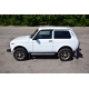 Защита порогов с алюм. площадкой d=51 мм (НПС) для Lada 4x4 2121 1995-2021, Lada 4x4 Urban 2014-2020