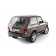 Защита порогов с накладками d=63 мм (НПС) для Lada 4x4 2121 1995-2020, Lada 4x4 Urban 2014-2020
