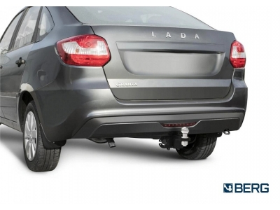 Фаркоп для Lada Granta седан/лифтбек 2011-н.в., Datsun on-DO 2014-2020 съемное крепление шара под американский квадрат