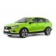 Защита порогов прямая d=51 мм (НПС) для Lada Vesta SW Cross 2017-2022