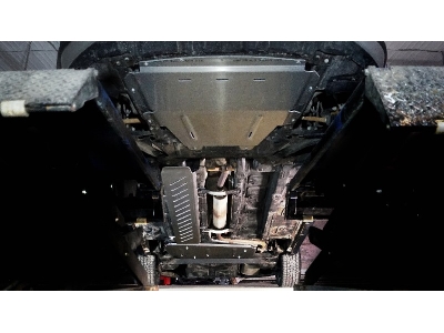 Защиты комплект (алюминий) 4мм (картер, кпп, топливная магистраль, бак) ТСС для Lada Vesta Cross 1.6 I Рестайлинг 2022 – н.в.