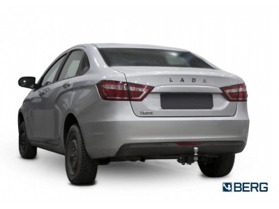 Фаркоп для Lada Vesta Cross/SW Cross 2015-2022, Lada Vesta седан/универсал 2015-2022 съемное крепление шара под американский квадрат