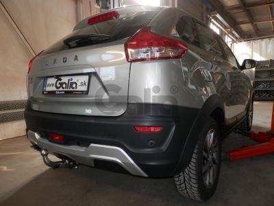 Фаркоп оцинкованный для Lada Xray 2015-2022, Lada Xray Cross 2018-2022 быстросъемное крепление шара